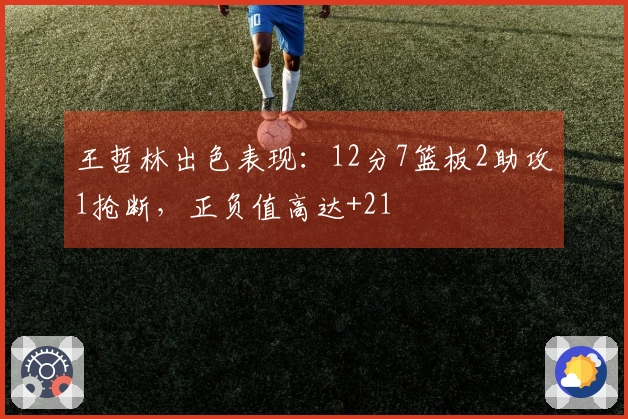 王哲林出色表现：12分7篮板2助攻1抢断，正负值高达+21